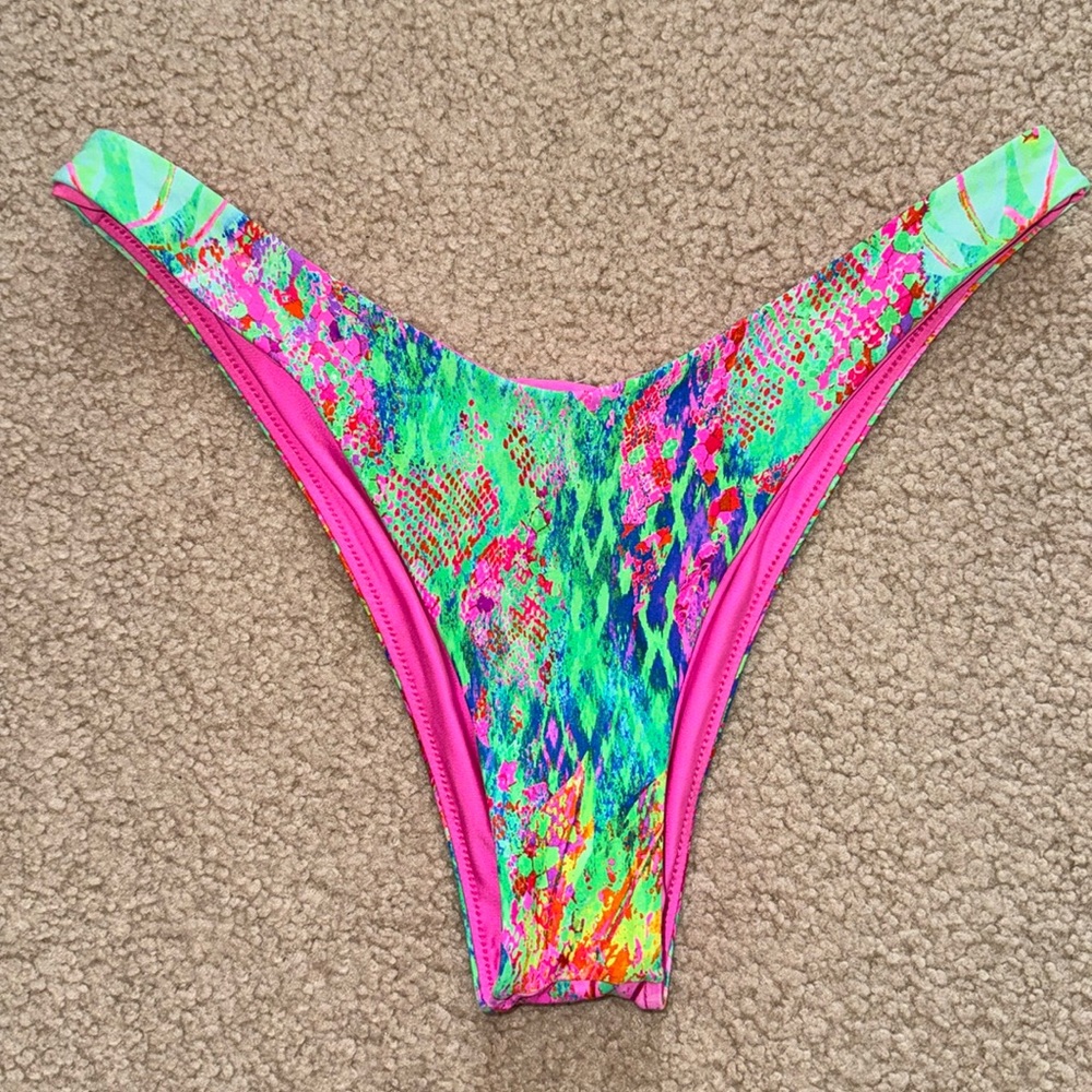 Luli Fama Lemonade Rush High Leg Bottom - XS